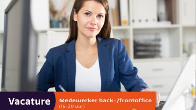 Vacature medewerker back- en frontoffice (16-20 uur)