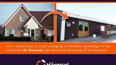Vestiging Rouveen per 1 september gevestigd aan de Korte Kerkweg!